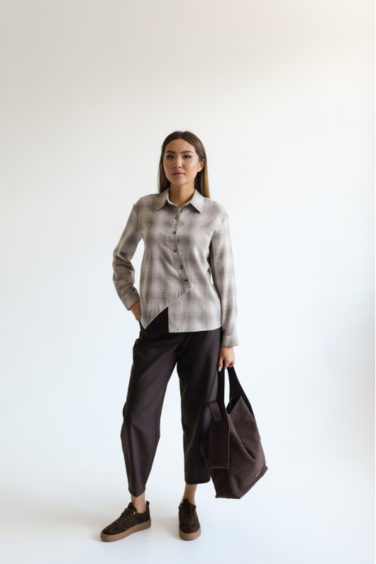 Рубашка геометричной формы